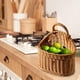 thumbnail image 1 of Cesta de almacenamiento tejida de plástico para colgar en la pared | Organizador colgante duradero de gran capacidad | Material ecológico e inodoro | Decoración elegante para el hogar, sala de, 1 of 3