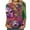 Multicolor, variant on ZRGHAOYLQ Womens Mardi Gras Loose 3/4 Sleeve Mardi Gras Carnival Mask Print Crewneck T-Shirt Mardi Gras Clothing for Women