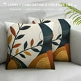 thumbnail image 3 of COMIO Boho Abstract Sun Pillow Covers Mid Century Modern Throw Pillow Covers Minimalist Geometric Leaf Decorative Pillow Cases Bohemian Line Art Pillowcase for Outdoor Couch Patio, 3 of 5