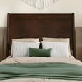 thumbnail image 2 of AFI Casanova Twin Sized Solid Hardwood Panel Headboard in Walnut Brown, 2 of 8