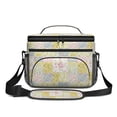 thumbnail image 2 of Lunch Box Pioneer Flower Floral Print Pattern Insulated Lunch Bag for Women Men,Medium Leakproof Lunchbox Cooler Bag Adjustable Strap,10 X 6.7 X 8 Inches, 2 of 6
