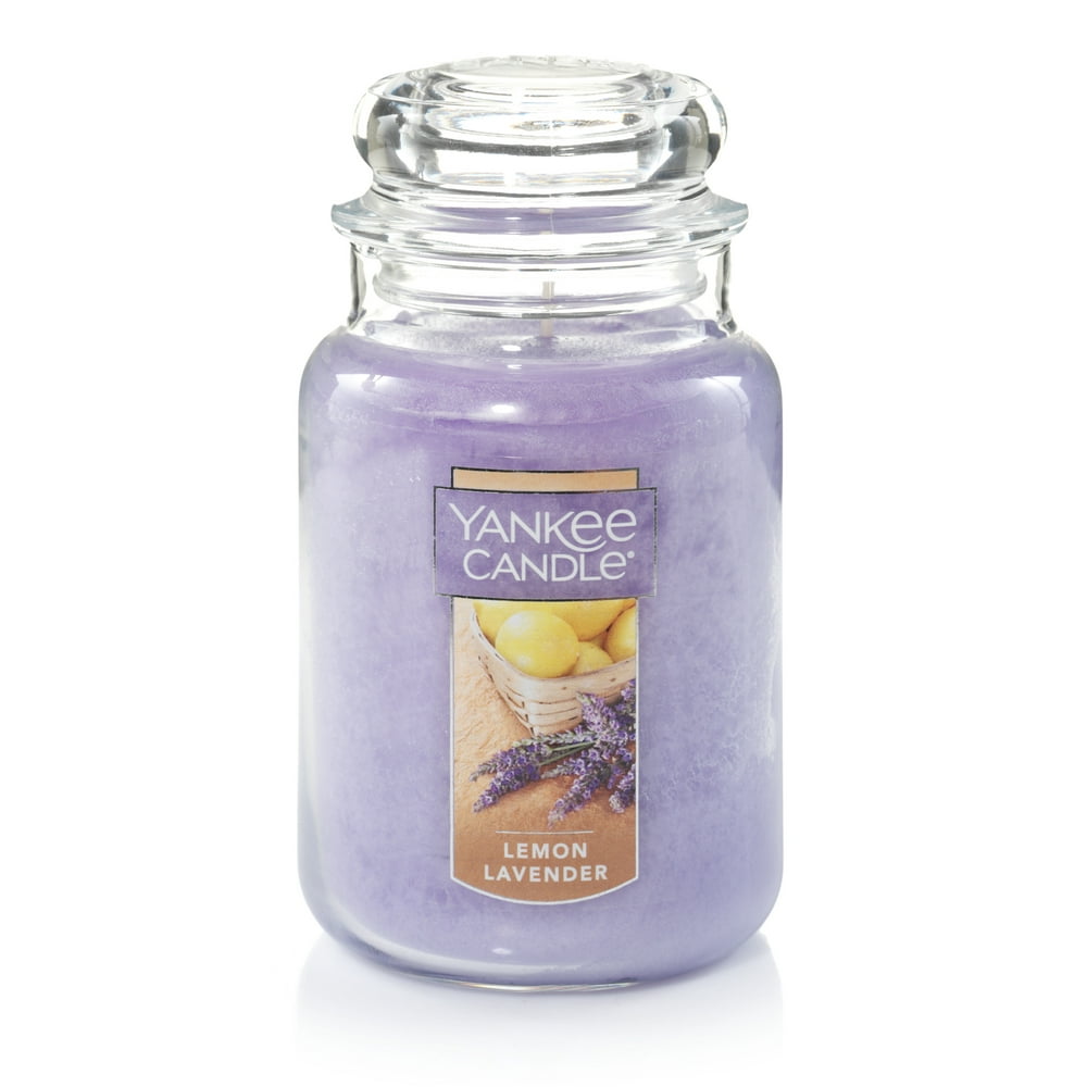 Yankee Candle Lemon Lavender - Original Large Jar Scented Candle ...