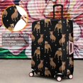 thumbnail image 4 of Pitbull Dog and Footprint Luggage Cover Fashion Suitcase Cover Baggage Covers Fit 25-28 Inch Luggage (Go Travel), 4 of 5
