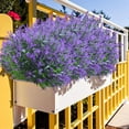 thumbnail image 3 of 10Pcs Artificial Lavender Flower Fake Plant Outdoor Home Yard Garden Party Decor, 3 of 6
