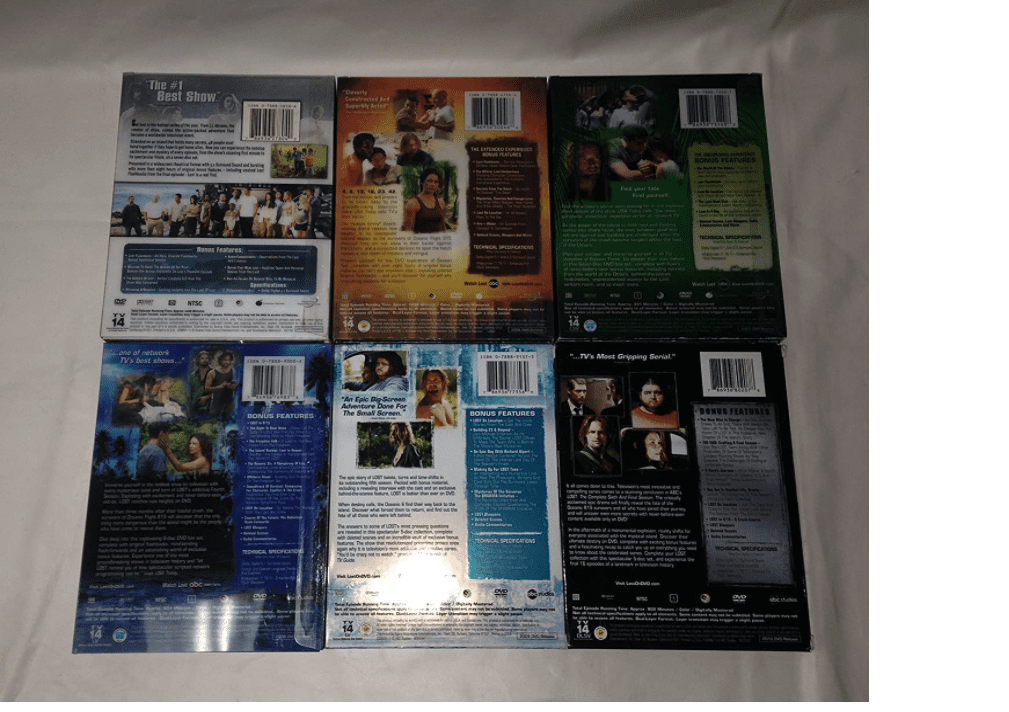 Lost: Full TV Movies, The Complete Seasons 1-6 (DVD