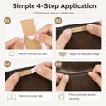 thumbnail image 4 of QZS Adhesive Hair Tape,1.57x0.3inch Portable Adhesive Tape in Replacement Hair Extensions,Beige Durable and Waterproof, 4 of 7
