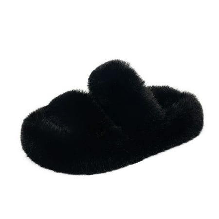 

Girls‘ Fluffy Slippers New Style Outer Wearing Children‘s Slippers Girls‘ Fashion Sandals Plush Cotton Slippers Trendy