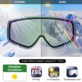thumbnail image 6 of Findway Ski Goggles Over Glass, 100% UV Protection OTG Snow/Snowboard Goggles for Women, Men & Youth, Adult, 6 of 8