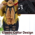 thumbnail image 3 of Pet Dog Cat Carrier Black Bowknot Front Chest Backpack Holder Outdoor Walk, 3 of 7