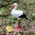 thumbnail image 4 of 2 piezas modelo de grúa estatuilla de animales en miniatura estatuas de aves para coleccionables, 4 of 8