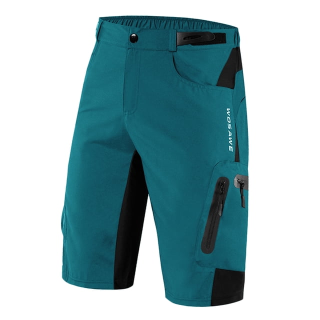 Pantalones Cortos de Bicicleta de Montaña para Hombre Pantalones de Bicicleta Pantalones Deportivos Casuales de Ajuste Elija Tamaños - Verde , L Sunnimix Pantalones deportivos de ciclismo para hombres