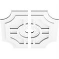 thumbnail image 6 of 40"OD x 2"ID x 13 1/4"C x 1"P Haus Architectural Grade PVC Contemporary Ceiling Medallion, Two Piece, 6 of 7