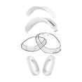 thumbnail image 1 of Protective Kit for AirPods Max, Headband Cover + TPU Case Protector + Silicone Ear Pads Cover, Sweatproof Accessory, Easily Washable, Anti-Scratch (White), 1 of 2