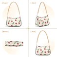 thumbnail image 7 of FORMRS Womens Shoulder Bag with Chain Strap Clutch Purse Cute Tote Handbag, Beige Cherry, 7 of 7