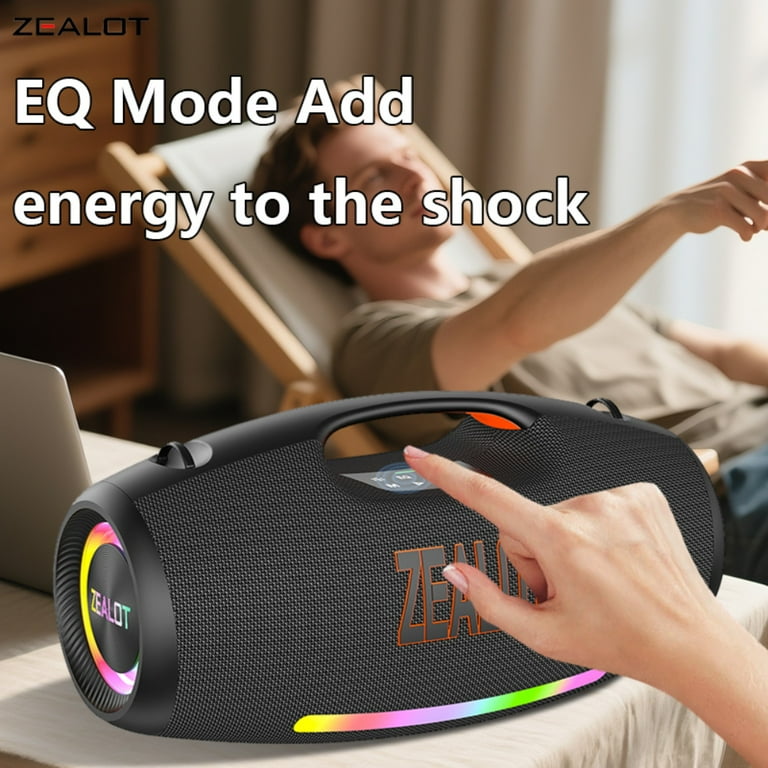 ZEALOT S89, 250W, Outdoor Wireless Speaker, IPX6 Waterproof