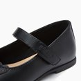 thumbnail image 4 of Weestep Toddler/ Little Kid Girl Dress Ballet Flat Mary Jane Ballerina Shoe(7 Toddler, Heart Black), 4 of 7