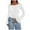 White, variant on zejinsd Basic Tops for Womens Long Sleeve Shirts Fitted Round Neck Sexy Blouses Floral Print Tshirts