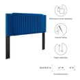 thumbnail image 6 of Headboard, Rivet Nailhead, Tufted, Full Queen Size, Blue Navy, Velvet, Mid Century Bedroom, Modern Contemporary Boutique HB35240, 6 of 9