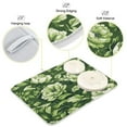thumbnail image 4 of Kitchen Drying Mat 16x18In Drying Dish Mat Dish Drying Mats Kitchen Countertop Multi-Function Drain Drying Mat Kitchen Table Green Flower2, 4 of 8