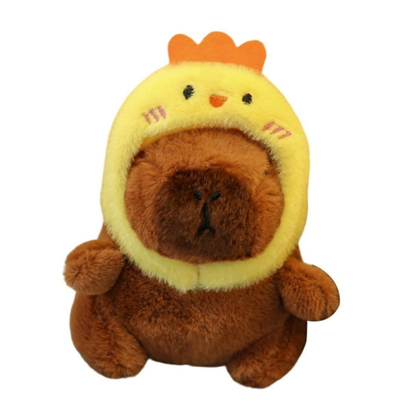 LLavero de felpa de , colgante con dije, decoración de muñecas, lindo colgante de , animales de peluche, juguete para niñas y niños , polluelo