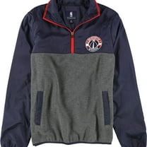 G-III Sports Mens Washington Wizards Fleece Jacket, Grey, Large (Regular)