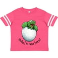 thumbnail image 3 of Inktastic Hello, I'm New Here Cute Baby Turtle Boys or Girls Toddler T-Shirt, 3 of 5