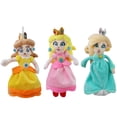 thumbnail image 4 of Mario Bros Plush Toys Luigi Yoshi Princess Peach Toadette Bowser JR Waluigi Wario Anime Stuffed Cartoon Peluche Dolls, 4 of 5