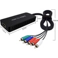 thumbnail image 4 of Convertidor de HDMI a Componente Adaptador de HDMI a YPbPr Convertidor 1080P HDMI a RGB Convertidor para PC, Xbox, PS3, Roku, Reproductores de DVD, 4 of 6
