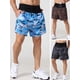 thumbnail image 5 of TFixol Pantalones cortos deportivos para hombre con bolsillo y cintura ancha para correr de secado rápido, 5 of 8