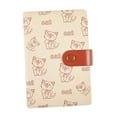 thumbnail image 3 of Elodie B6 Blank Notepad for Notes Personal Cute Bear Notebook Boys Kids red brown, 3 of 8