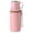 Pink, variant on Vacuum Insulated Stainless Steel Tumbler Sealed Lid Heat Cold Retention Comfort Grip Portable Travel Beverage Cup
