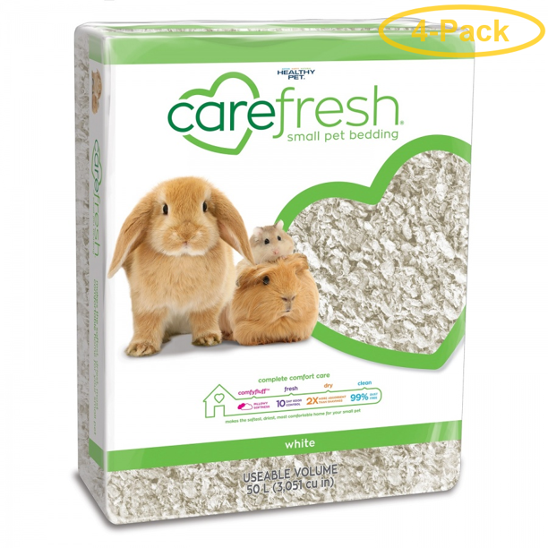 Carefresh White Small Pet Bedding 50 Liters - Pack of 4 ...