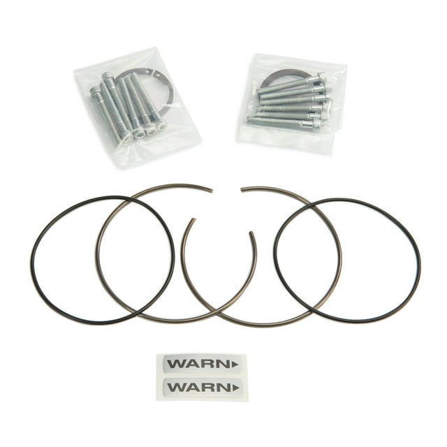 Warn Kit de Service de Moyeu de Verrouillage 11967 Fournit la Pièce de Moyeu Standard 9790; avec Bagues d'Encliquetage; Joints; Boulons de Retenue et Joints Toriques