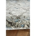 thumbnail image 5 of Linon Vintage Clara Power Loomed Microfiber Polyester 2'x3' Rug in Gray, 5 of 6