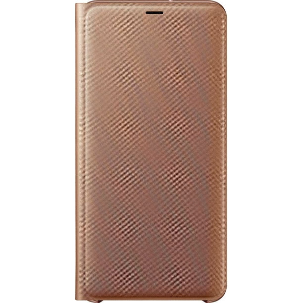 Funda Cartera Folio Samsung Galaxy A7 2018 Dorada