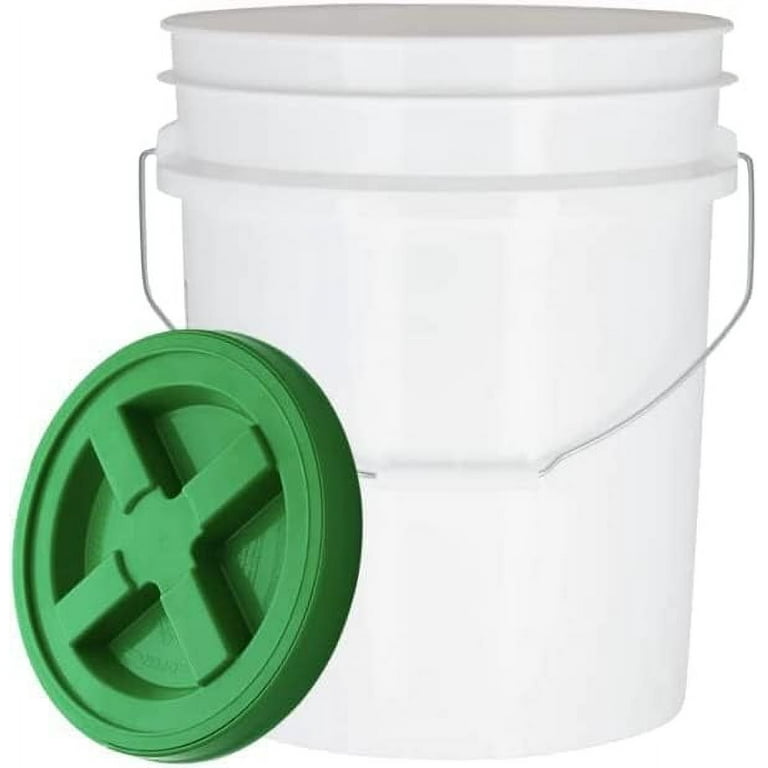 Plastic Bucket w/Gasket Lid - 4.25 gallon - N007