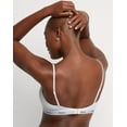thumbnail image 2 of Hanes Originals Women's Cropped Bralette, Moisture-Wicking Stretch Cotton White M, 2 of 3