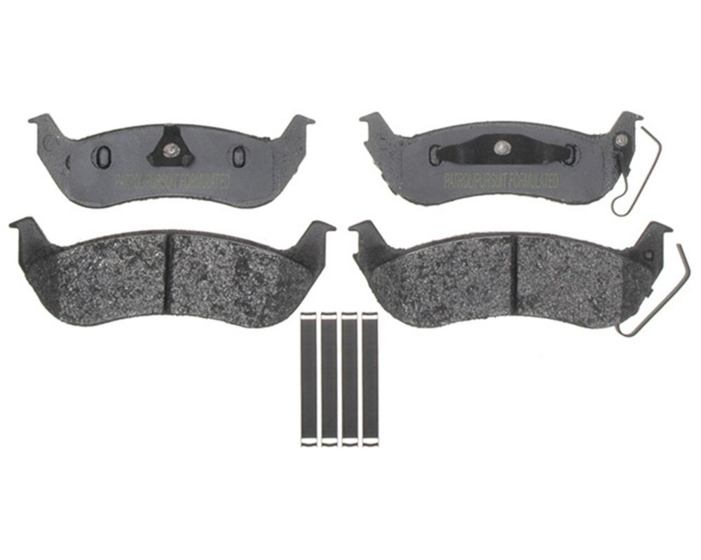 AC Delco 17D1040AMHPV Brake Pad Set, Semimetallic OE Replacement