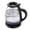 Black, variant on OVENTE 1L Glass Electric Kettle Water Boiler, Cream KG150C, 1500W Fast Boiling, Easy Fill Lid, Borosilicate Glass, Auto Shut-Off, Boil-Dry Protection, Blue LED Light, 360° Swivel Base