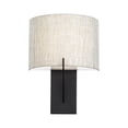 thumbnail image 5 of WAC Lighting Fitzgerald 8" 1-Light LED 3500K Aluminum Wall Sconce in Black, 5 of 5