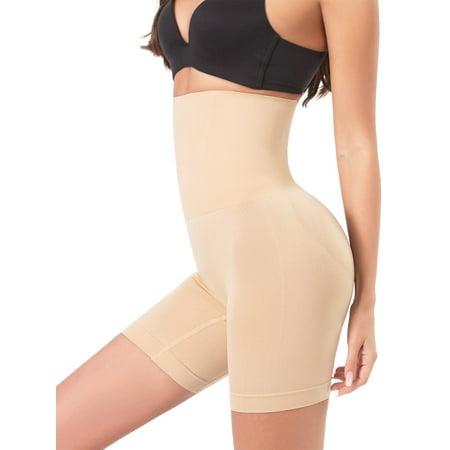 

POP CLOSETS Tummy Control Shapewear Shorts for Women High Waisted Body Shaper Shaping Underwear Thigh Slimmer Slip Shorts Under Dresses
