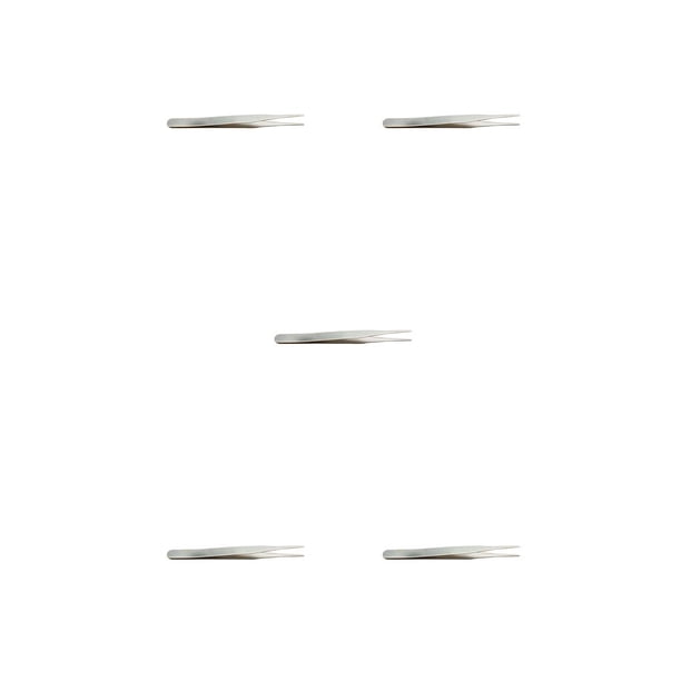 Seitruly Pinzas para pestañas, punta recta de alta precisión, pinza para cejas, suministros para pestañas resistentes al desgaste, herramientas de Type2 NO2 Seitruly CBP355773