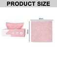 thumbnail image 3 of 20 count Rags In A Box- 7.8" x 7.8" Reusable Wipes for Cleaning, Edgeless Terry Towels, Shop Rags, Wash, Dust, Disposable, House, Small Cleaning Cloths - Pink, 3 of 6