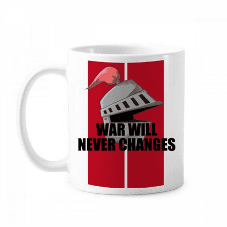 

War Will Never Changes Art Deco Fashion Mug Pottery Cerac Coffee Porcelain Cup Tableware