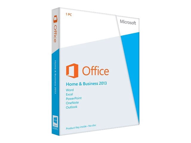 Microsoft Office 2013 Home and Business 32/64-bit, Complete Product, 1 PC, 1 User