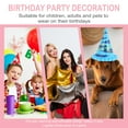 thumbnail image 4 of Monyance Birthday Party Hat 12Pcs Adorable Birthday Hats with Hairball Paper Party Hats Funny Party Supplies(7.68X5.51X0.79Inches), 4 of 10