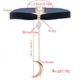thumbnail image 4 of Premium Gothic Choker Necklace, Black Bellet Alloy Plated Pendant, Party Jewelry Moon, 4 of 7