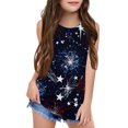 thumbnail image 2 of Grblisyd July 4th Girls Tank Tops Size 10-12 Patriotic Sleeveless Crew Neck Shirt American Flag Tee Shirt, 2 of 5