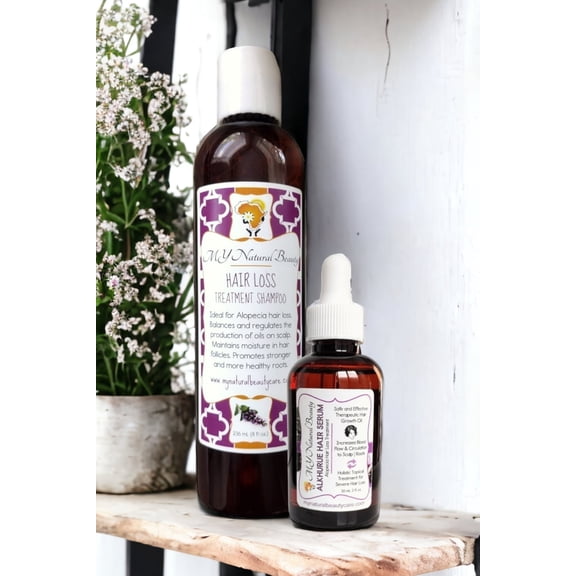 ALOPECIA HAIR LOSS COMBO | SHAMPOO and HAIR GROWTH OIL
