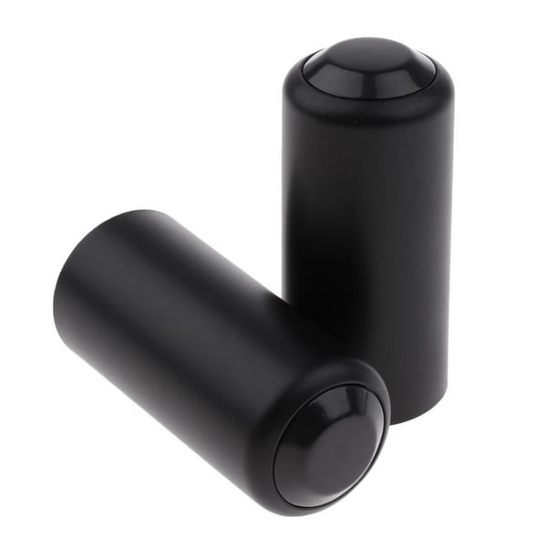 2 uds Tornillo de batería Yuyangstore Piezas de micrófono de micrófono inalámbrico negro